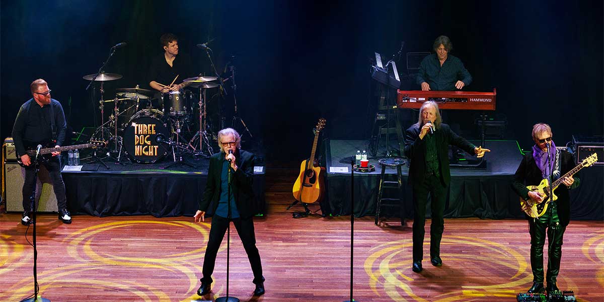 Three Dog Night at The Charleston Music Hall on August 22, 2026